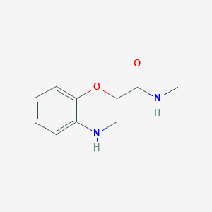 molecular formula C10H12N2O2 B1624532 N-methyl-3,4-dihydro-2H-1,4-benzoxazine-2-carboxamide CAS No. 91842-95-4