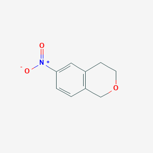 molecular formula C9H9NO3 B1624534 6-硝基异色满 CAS No. 207804-97-5