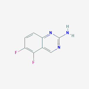 molecular formula C8H5F2N3 B1624536 5,6-Difluoroquinazolin-2-amine CAS No. 190273-85-9