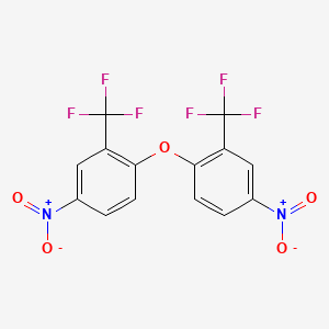 molecular formula C14H6F6N2O5 B1624542 1,1'-Oxybis[4-nitro-2-trifluoromethylbenzene] CAS No. 344-47-8