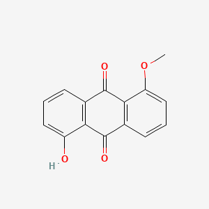 molecular formula C15H10O4 B1624543 1-Hydroxy-5-methoxyanthraquinone CAS No. 52869-21-3