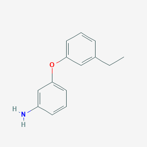 molecular formula C14H15NO B1624546 3-(3-Ethyl-phenoxy)-phenylamine CAS No. 887579-58-0