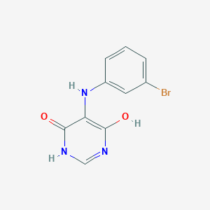 molecular formula C10H8BrN3O2 B1624562 5-(3-Bromophenylamino)pyrimidine-4,6-diol CAS No. 454685-37-1