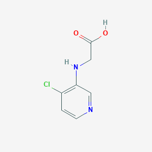 molecular formula C7H7ClN2O2 B1624564 2-((4-Chloropyridin-3-yl)amino)acetic acid CAS No. 478361-31-8
