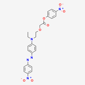 molecular formula C24H23N5O7 B1624577 (2-{乙基-[4-(4-硝基苯偶氮基)-苯基]-氨基}-乙氧基)-乙酸-4-硝基苯酯 CAS No. 253426-51-6