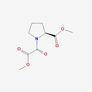 molecular formula C9H13NO5 B1624588 methyl (2S)-1-(2-methoxy-2-oxoacetyl)pyrrolidine-2-carboxylate CAS No. 139419-63-9