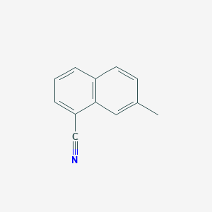 molecular formula C12H9N B1624598 1-Cyano-7-methylnaphthalene CAS No. 38879-97-9