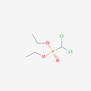 molecular formula C5H11Cl2O3P B1624603 Phosphonic acid, (dichloromethyl)-, diethyl ester CAS No. 3167-62-2