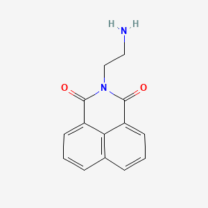 molecular formula C14H12N2O2 B1624604 (2-氨基乙基)萘酰亚胺 CAS No. 162265-51-2