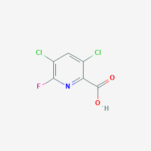 molecular formula C6H2Cl2FNO2 B1624605 3,5-Dichloro-6-fluoropicolinic acid CAS No. 406676-39-9