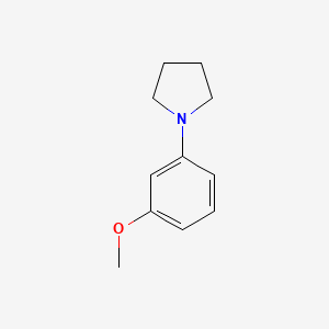 molecular formula C11H15NO B1624615 1-(3-Methoxyphenyl)pyrrolidine CAS No. 32040-07-6