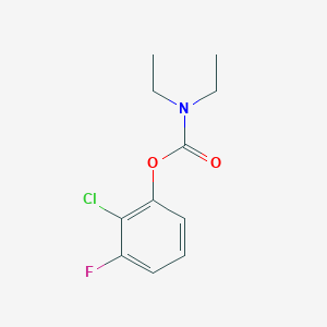 molecular formula C11H13ClFNO2 B1624620 2-Chloro-3-fluorophenyl diethylcarbamate CAS No. 863870-76-2