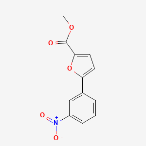 molecular formula C12H9NO5 B1624621 Methyl 5-(3-nitrophenyl)furan-2-carboxylate CAS No. 41019-37-8