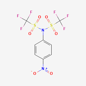 1,1,1-Trifluoro-N-(4-nitrophenyl)-N-((trifluoromethyl)sulfonyl)methanesulfonamide