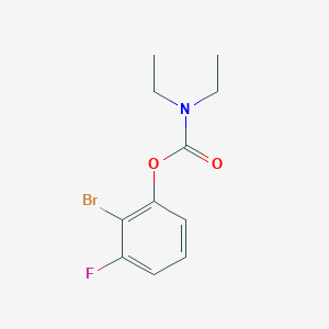 molecular formula C11H13BrFNO2 B1624637 2-Bromo-3-fluorophenyl N,N-diethylcarbamate CAS No. 863870-75-1
