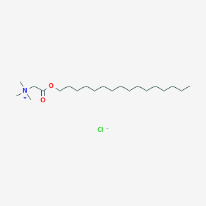 molecular formula C21H44ClNO2 B1624638 Ethanaminium, 2-(hexadecyloxy)-N,N,N-trimethyl-2-oxo-, chloride CAS No. 52132-48-6