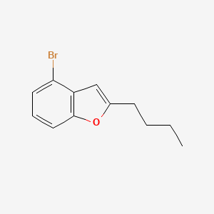 molecular formula C12H13BrO B1624641 4-Bromo-2-butylbenzofuran CAS No. 863870-93-3