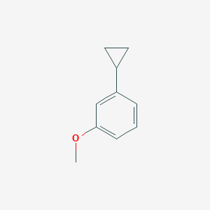 molecular formula C10H12O B1624649 1-Cyclopropyl-3-methoxybenzene CAS No. 54134-93-9