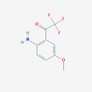 molecular formula C9H8F3NO2 B1624652 1-(2-Amino-5-methoxyphenyl)-2,2,2-trifluoroethanone CAS No. 205756-71-4