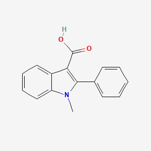 molecular formula C16H13NO2 B1624655 1-methyl-2-phenyl-1H-indole-3-carboxylic acid CAS No. 59050-41-8