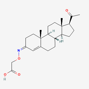 Progesterone 3-(O-carboxymethyl)oxime