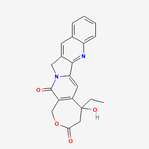 molecular formula C21H18N2O4 B1624661 (+/-)-E-Homocamptothecin CAS No. 186668-40-6