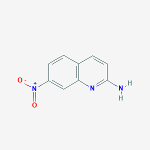 molecular formula C9H7N3O2 B1624672 7-Nitroquinolin-2-amine CAS No. 49609-04-3