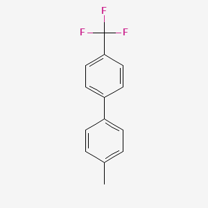 molecular formula C14H11F3 B1624673 4'-Methyl-4-trifluoromethyl-biphenyl CAS No. 97067-18-0