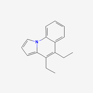 molecular formula C16H17N B1624683 4,5-Diethylpyrrolo[1,2-A]quinoline CAS No. 624739-90-8