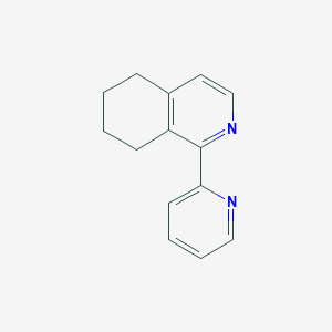 molecular formula C14H14N2 B1624686 1-(Pyridin-2-YL)-5,6,7,8-tetrahydroisoquinoline CAS No. 871798-83-3