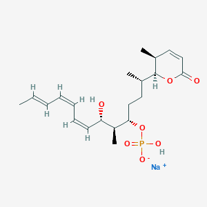 molecular formula C21H32NaO7P B162469 细胞抑制素 CAS No. 457070-06-3