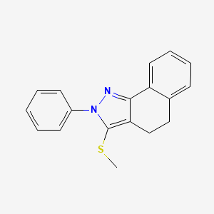 3-Methylthio-2-phenyl-4,5-dihydro-2H-benzo[g]indazole