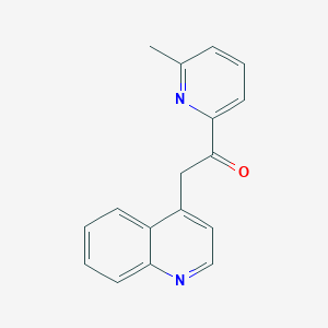 1-(6-Methylpyridyl)-2-quinolin-4-yl ethanone