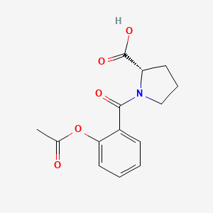 L-Proline, 1-[2-(acetyloxy)benzoyl]-