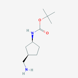 tert-Butyl ((1S,3R)-3-(aminomethyl)cyclopentyl)carbamate