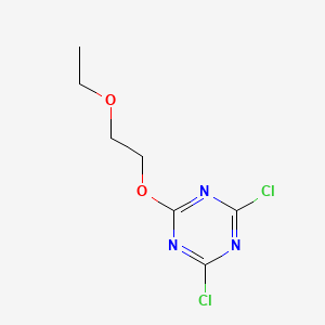 molecular formula C7H9Cl2N3O2 B1624709 2,4-Dichloro-6-(2-ethoxyethoxy)-1,3,5-triazine CAS No. 26424-27-1