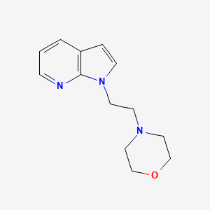 molecular formula C13H17N3O B1624710 1H-Pyrrolo[2,3-b]pyridine, 1-[2-(4-morpholinyl)ethyl]- CAS No. 918531-87-0
