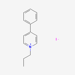 4-Phenyl-1-propylpyridin-1-ium iodide