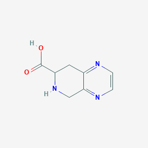 molecular formula C8H9N3O2 B1624721 5,6,7,8-Tetrahydropyrido[3,4-b]pyrazine-7-carboxylic acid CAS No. 764635-62-3