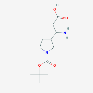 molecular formula C10H11NO B1624728 3-Amino-3-(1-boc-3-pyrrolidyl)propanoic acid CAS No. 889949-27-3