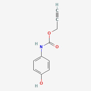 molecular formula C10H9NO3 B1624737 Prop-2-yn-1-yl (4-hydroxyphenyl)carbamate CAS No. 54840-14-1