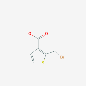 molecular formula C7H7BrO2S B1624738 Methyl 2-(bromomethyl)thiophene-3-carboxylate CAS No. 88048-78-6