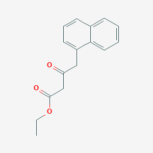 molecular formula C16H16O3 B1624739 Ethyl 4-(naphthalen-1-yl)-3-oxobutanoate CAS No. 189057-82-7