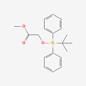 molecular formula C19H24O3Si B1624740 2-((叔丁基二苯甲硅烷基)氧基)乙酸甲酯 CAS No. 154698-92-7