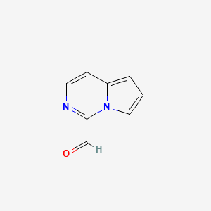 molecular formula C8H6N2O B1624745 吡咯并[1,2-c]嘧啶-1-甲醛 CAS No. 251102-36-0