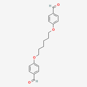 molecular formula C20H22O4 B1624746 4-[6-(4-Formylphenoxy)hexoxy]benzaldehyde CAS No. 77355-02-3