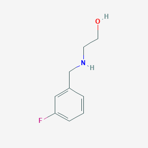 molecular formula C9H12FNO B1624750 2-(3-Fluoro-benzylamino)-ethanol CAS No. 937688-47-6
