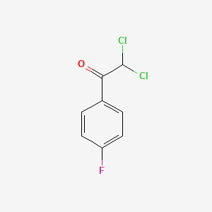 molecular formula C8H5Cl2FO B1624751 2,2-Dichloro-1-(4-fluorophenyl)-ethanone CAS No. 5157-58-4
