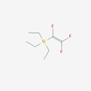 molecular formula C8H15F3Si B1624757 1,2,2-Trifluoroethenyl-triethylsilane CAS No. 680-76-2