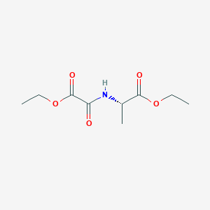 molecular formula C9H15NO5 B1624760 L-Alanine,N-(ethoxyoxoacetyl)-, ethyl ester (9CI) CAS No. 20902-48-1